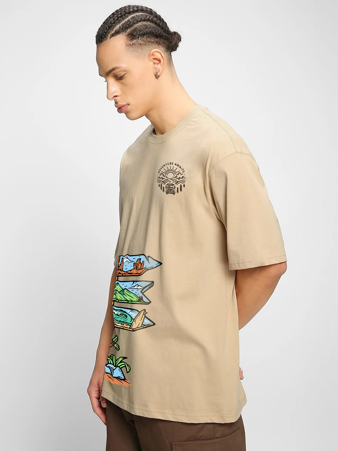Adventure Awaits Oversized T-Shirt - Image 6