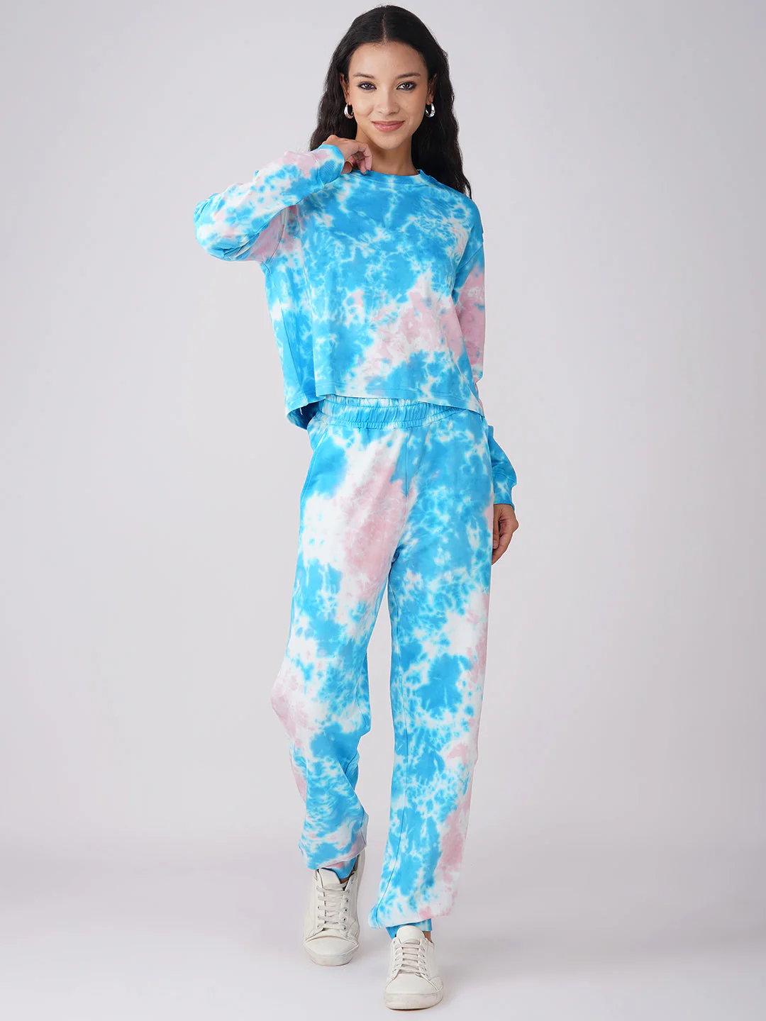 Women's Aqua with Pastel Pink Coords
