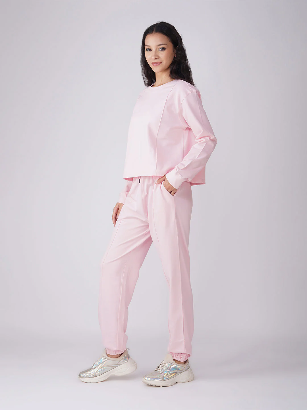 Women's Baby Pink Coords - Image 3