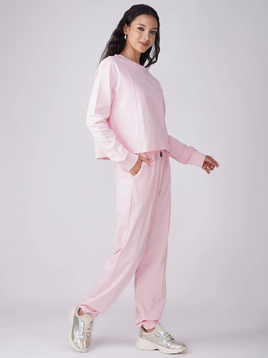 Women's Baby Pink Coords - Image 4