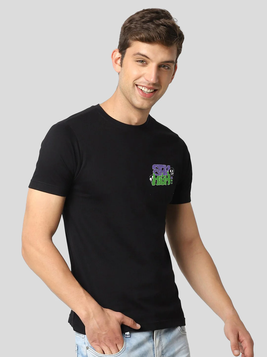Born To Chill Half Sleeve T-Shirt - Image 3