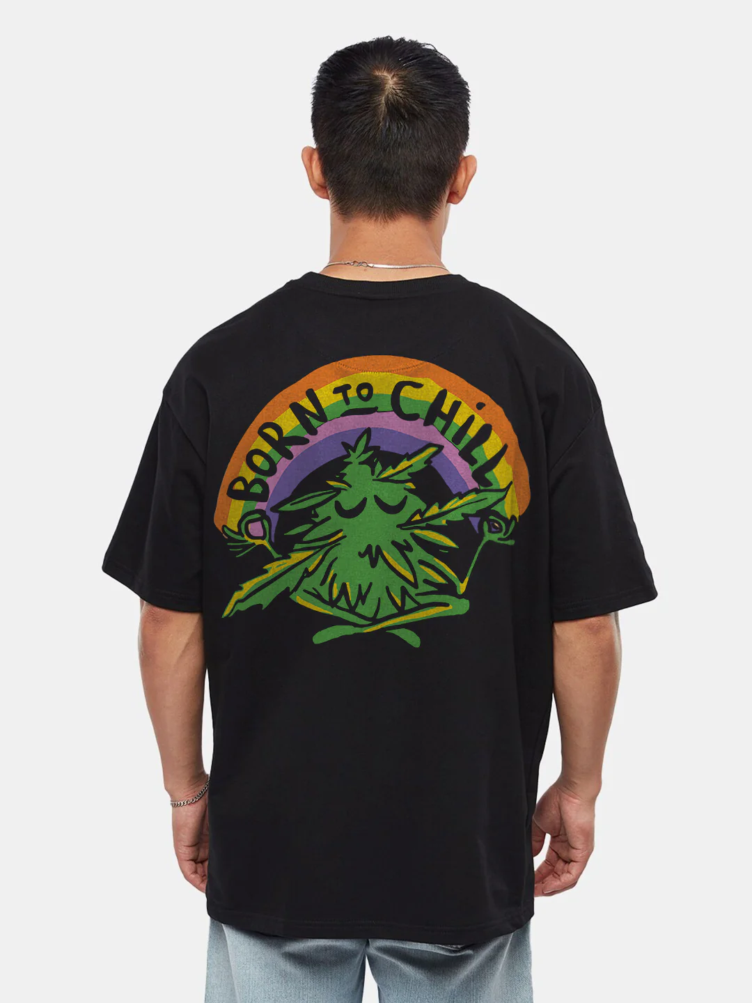 Born TO Chill Oversized T-Shirt - Image 3