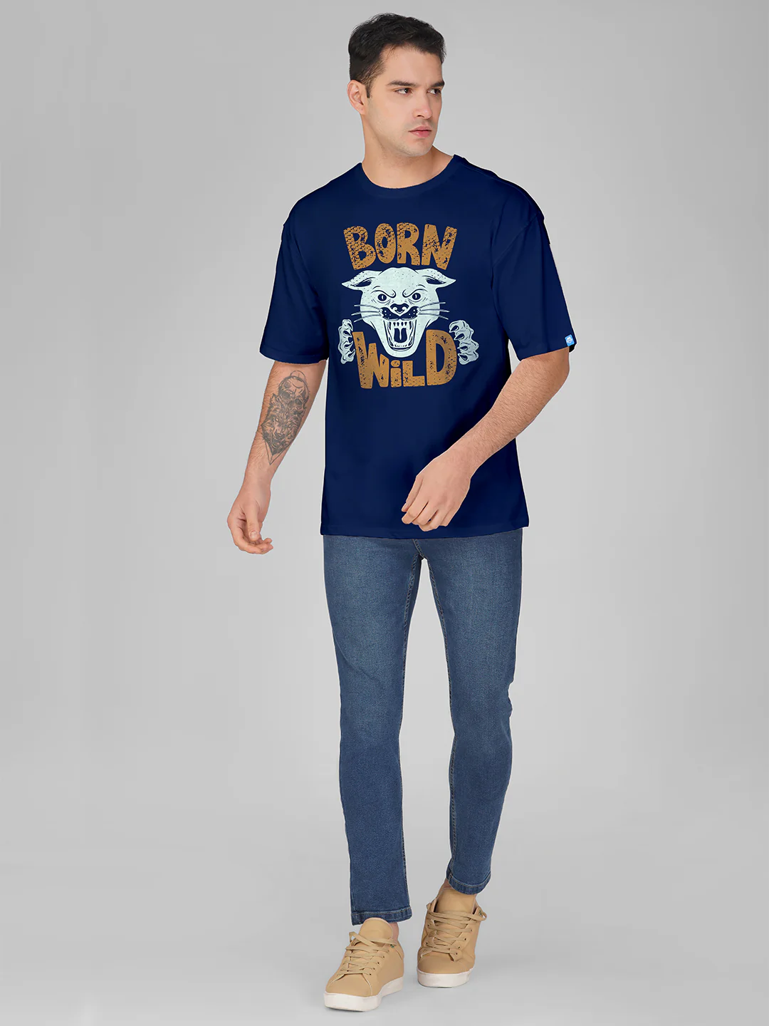 Born Wild Oversized T-Shirt - Image 4