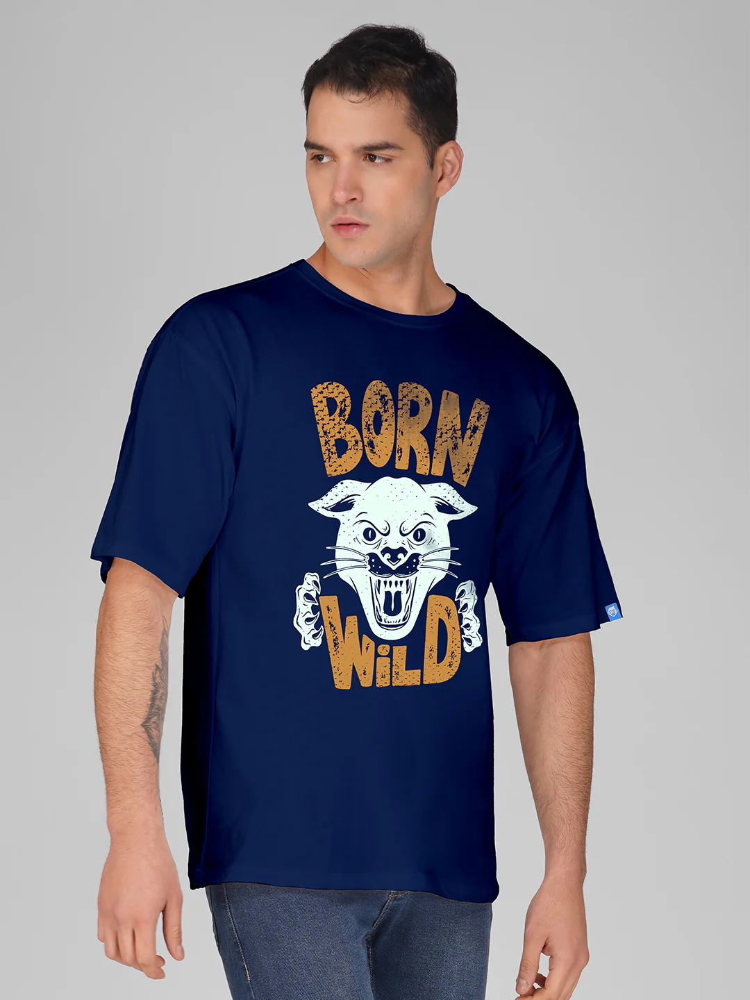 Born Wild Oversized T-Shirt - Image 5