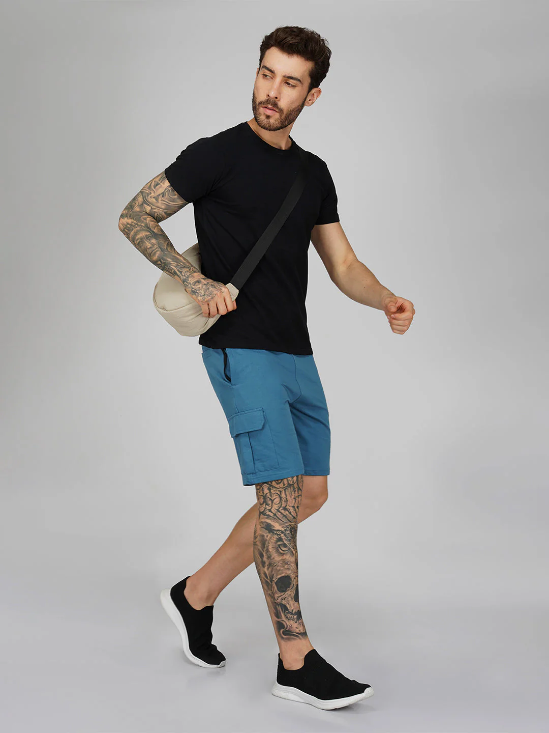 Cerulean Plain Shorts - Image 5