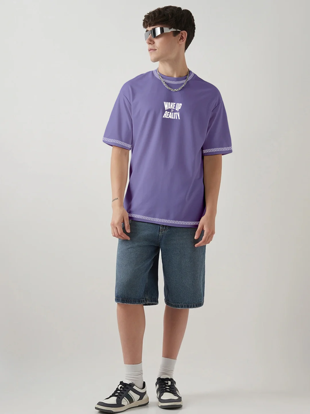 Accept Reality Oversized T-Shirt - Image 2