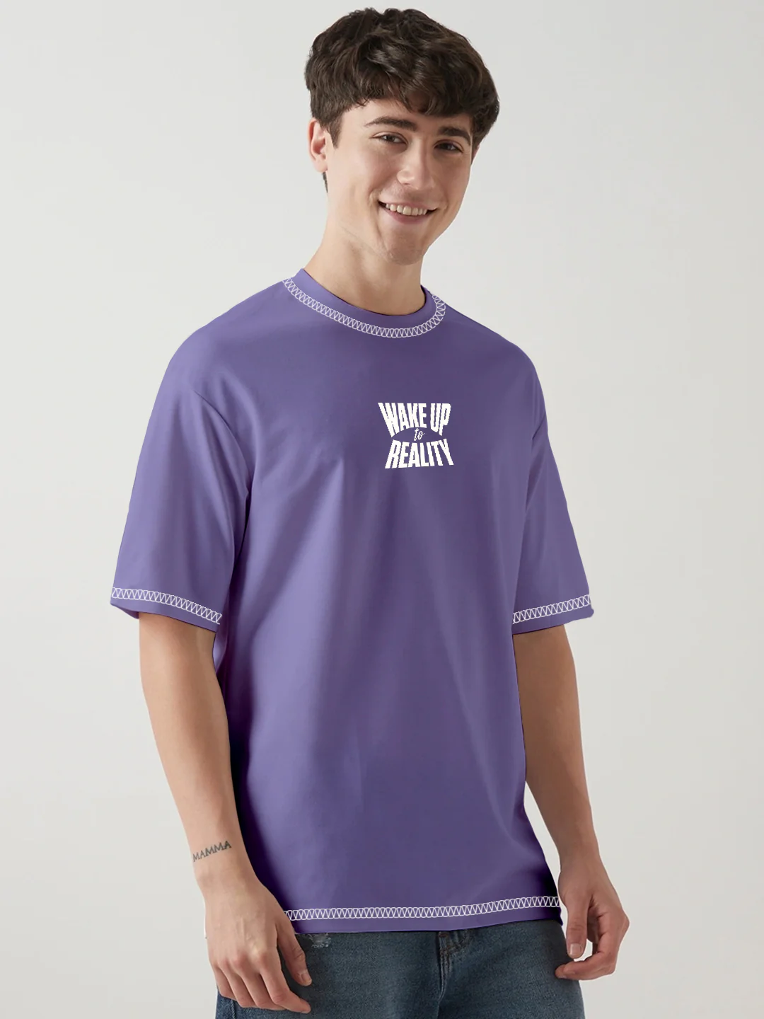 Accept Reality Oversized T-Shirt - Image 3