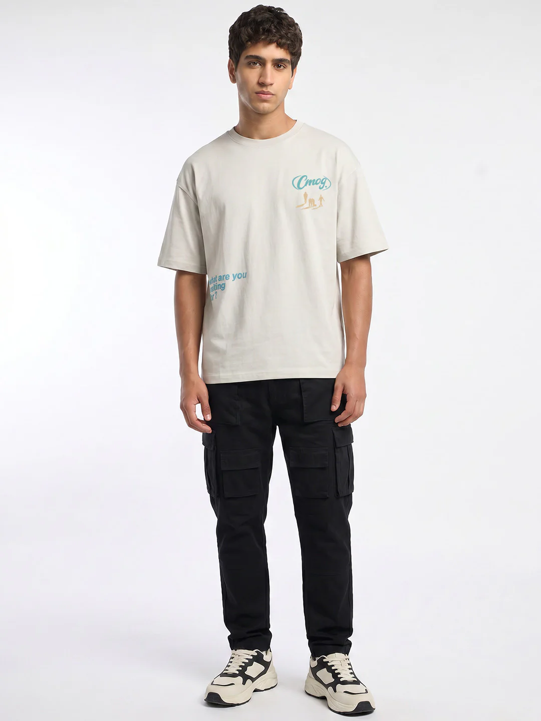 Beyond the Noise Oversized T-Shirt - Off White - Image 3
