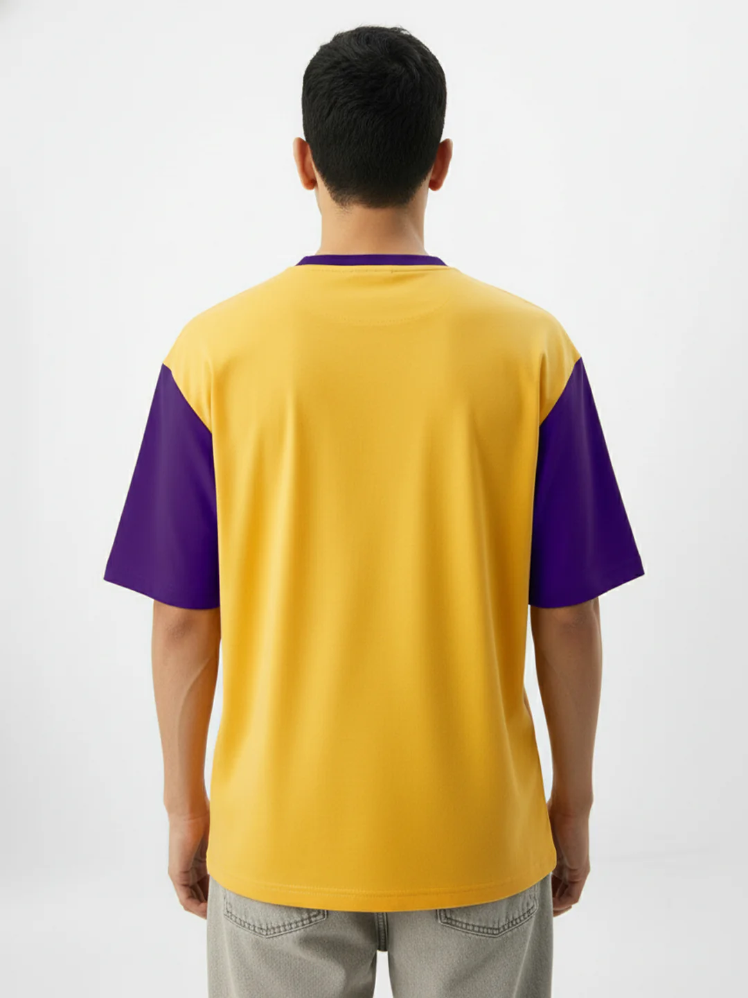 Dope Oversized T-Shirt - Yellow & Purple - Image 2