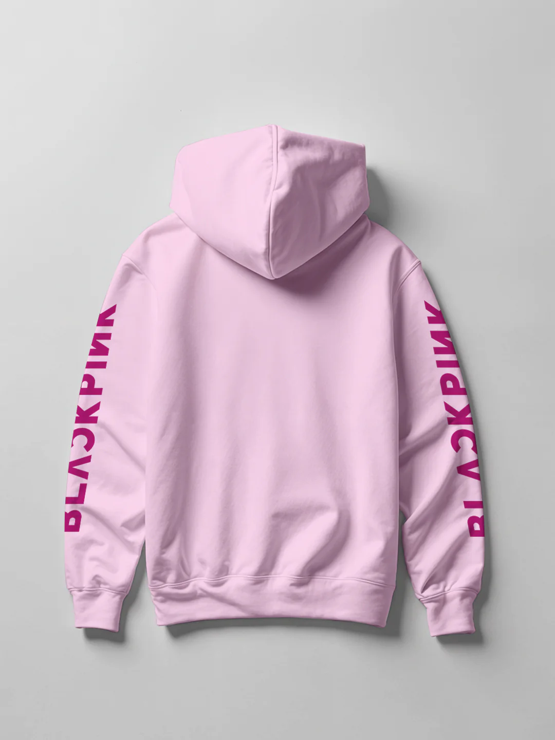 Black Pink Hoodie - Baby Pink - Image 2