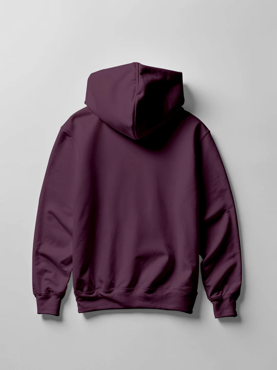 Old School Hoodie - Maroon - Image 2