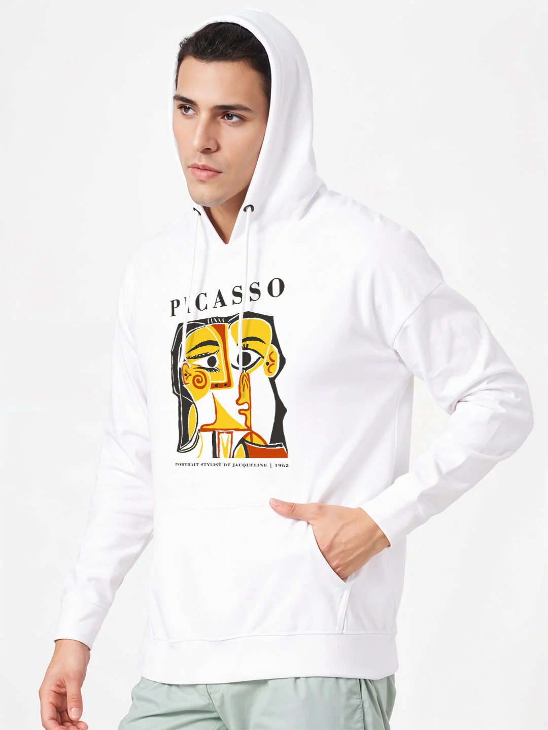 Picasso Hoodie - White - Image 3