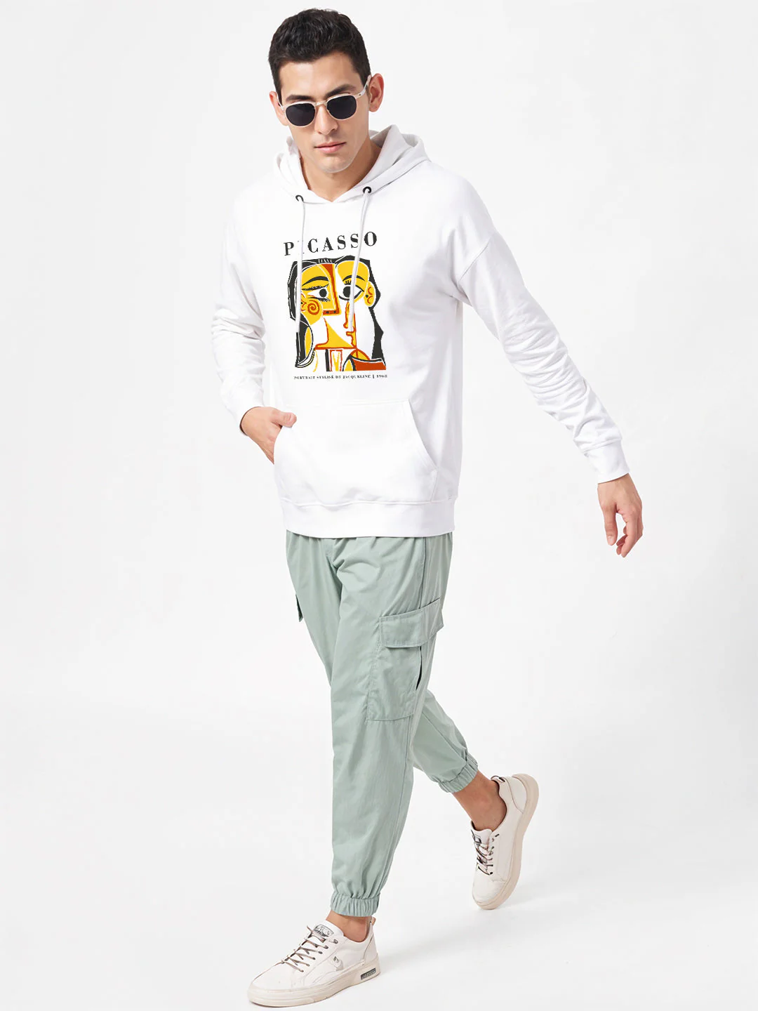Picasso Hoodie - White - Image 4