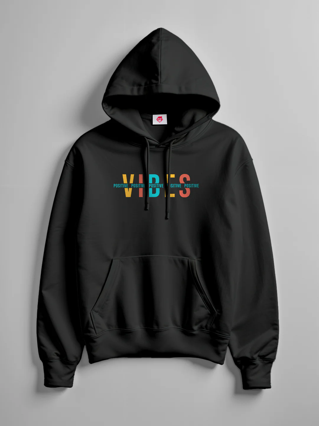 Positive Vibes Hoodie - Black