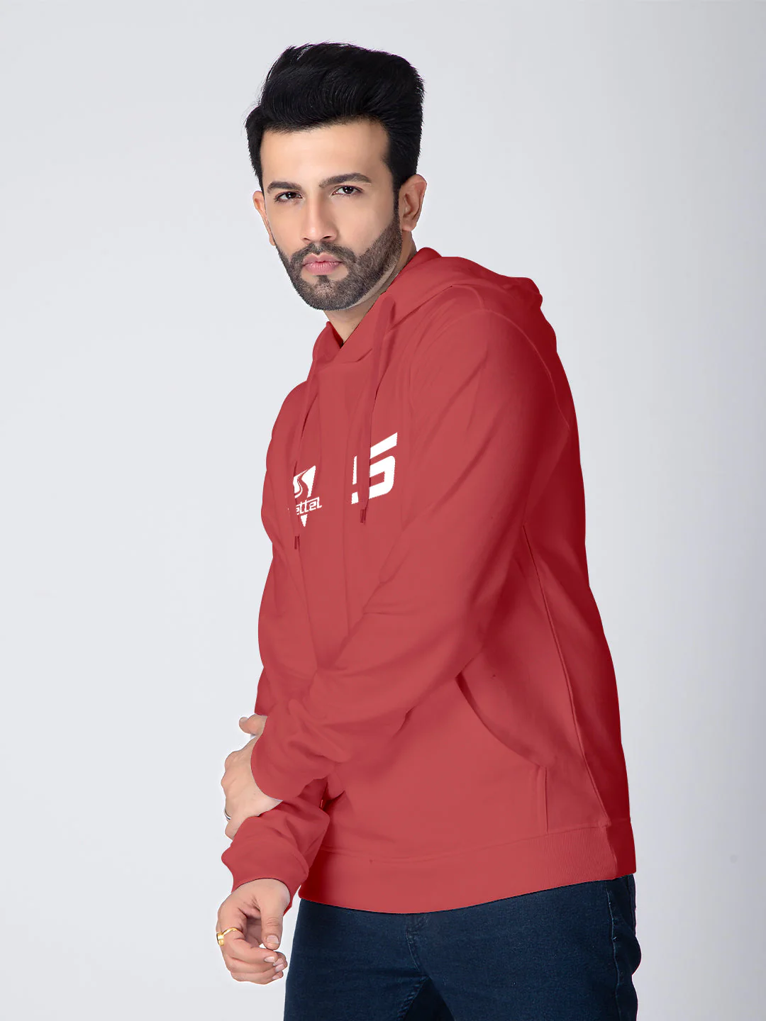 Sebastian Vettal Hoodie - Red - Image 5