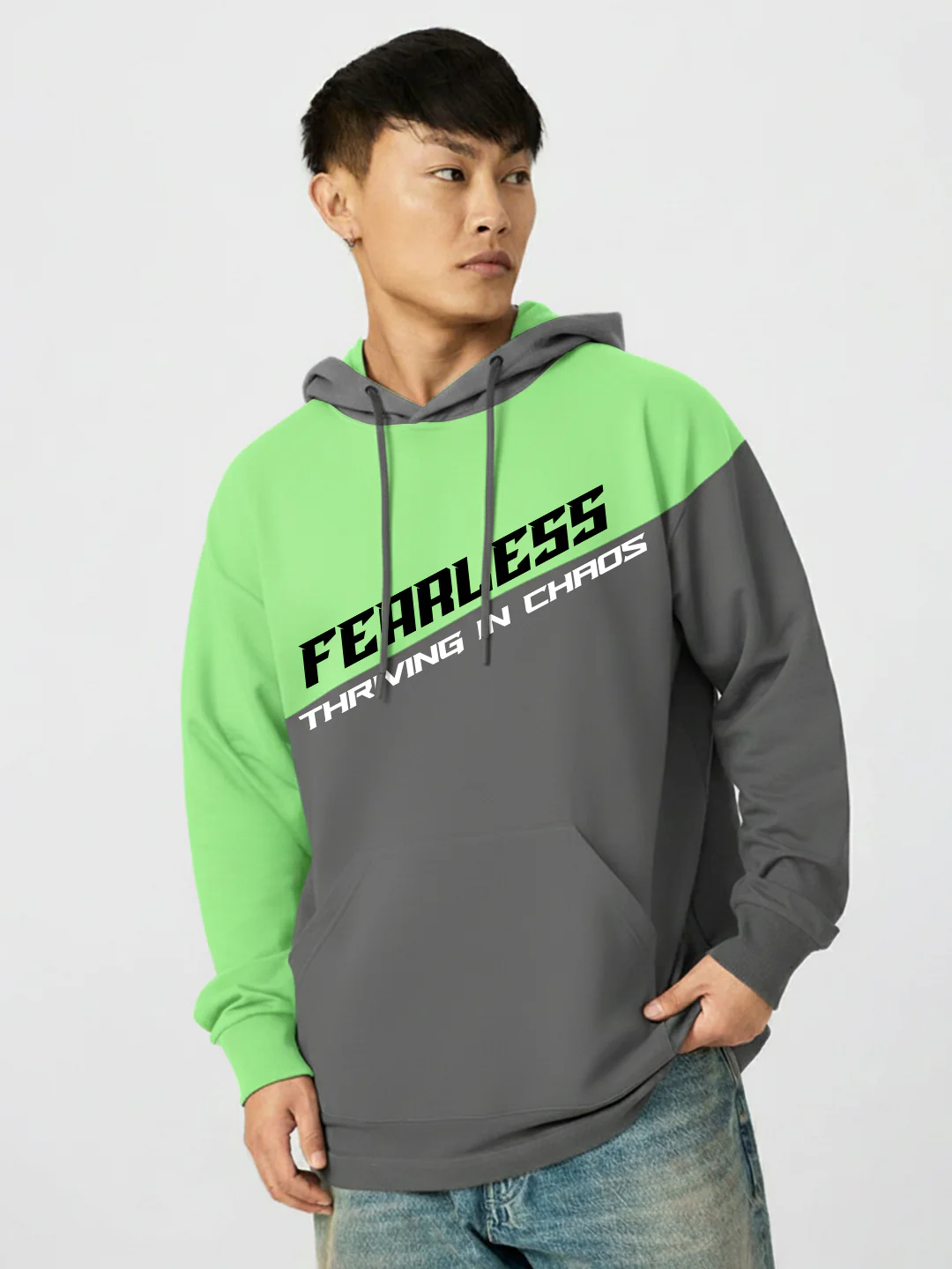 Fearless Oversized Hoodie - Multi Color - Image 3