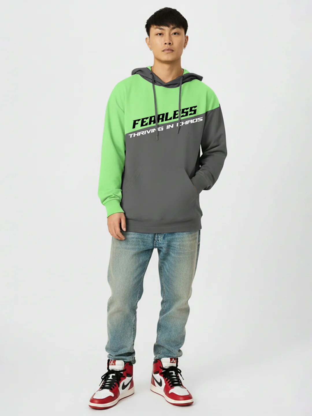 Fearless Oversized Hoodie - Multi Color - Image 4