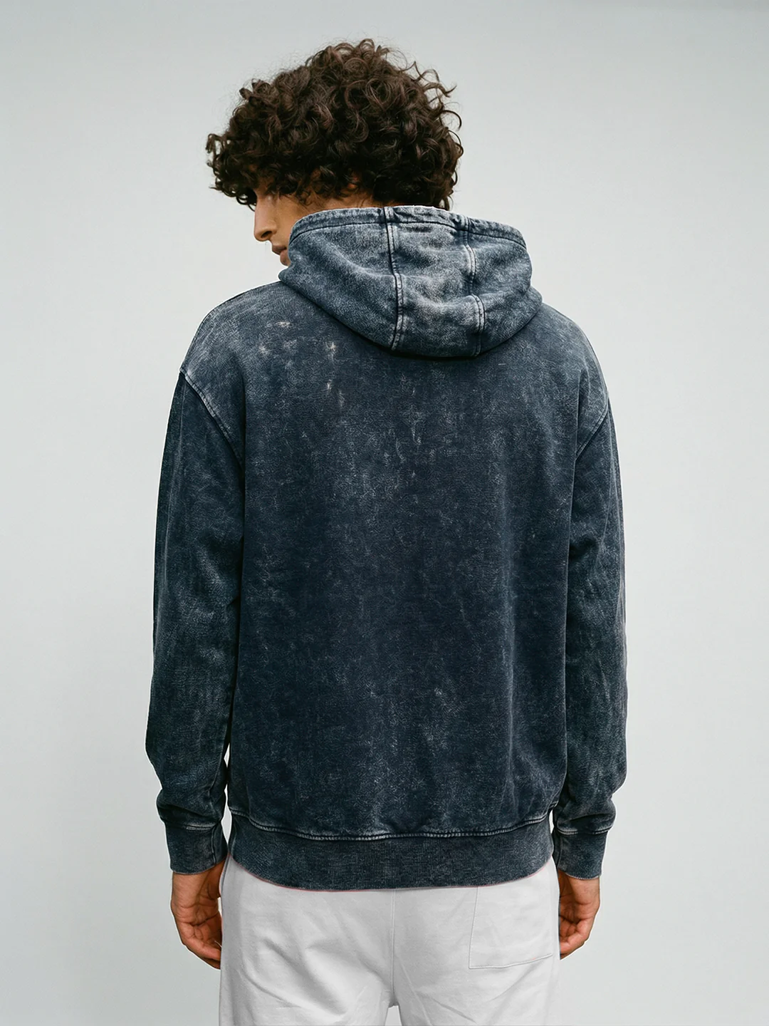 Gangster Oversized Hoodie - Black - Image 2