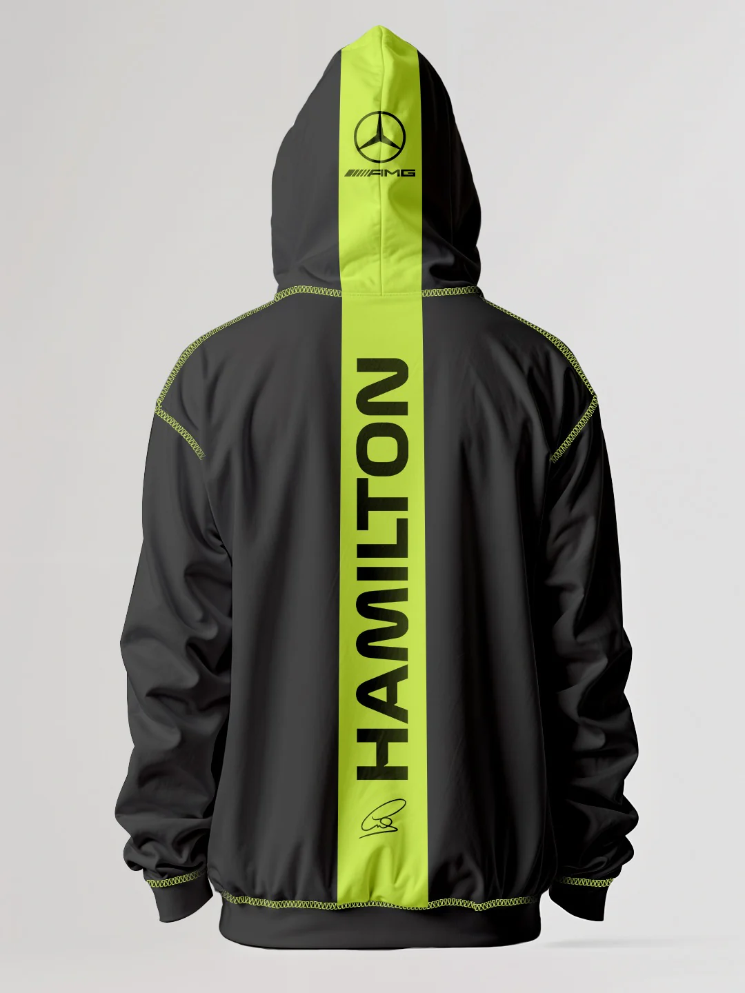 Lewis Hamilton Oversized Hoodie - Multi Color - Image 2