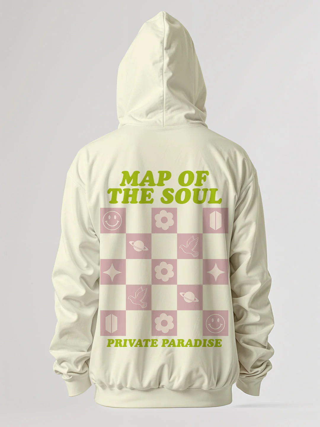 Map of The Soul Oversized Hoodie - Multi Color - Image 3