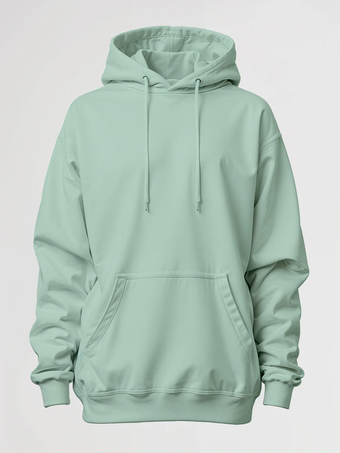 Plain Oversized Hood - Sap Green