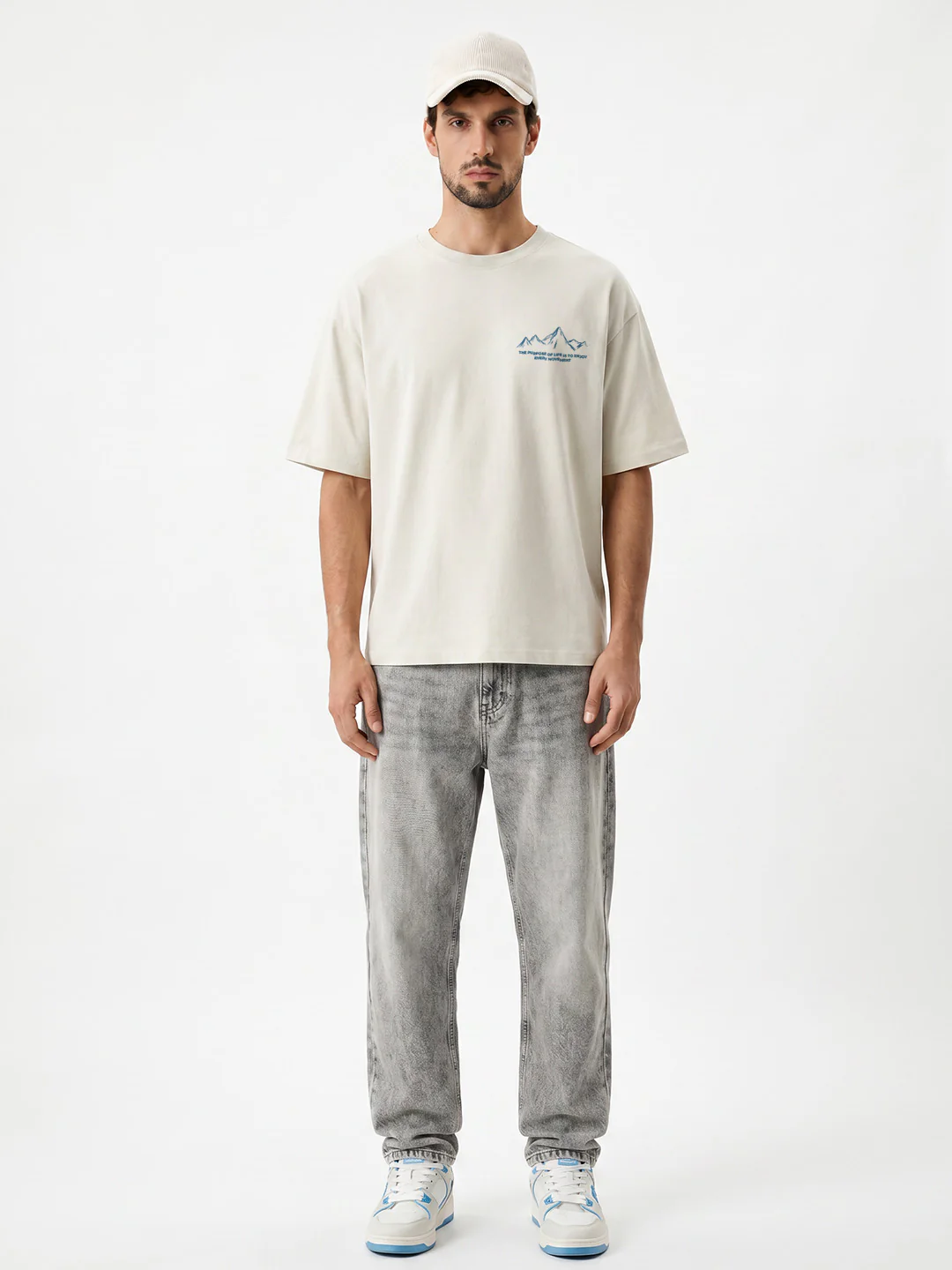 The Purpose of Life Oversized T-Shirt - Off White - Image 3