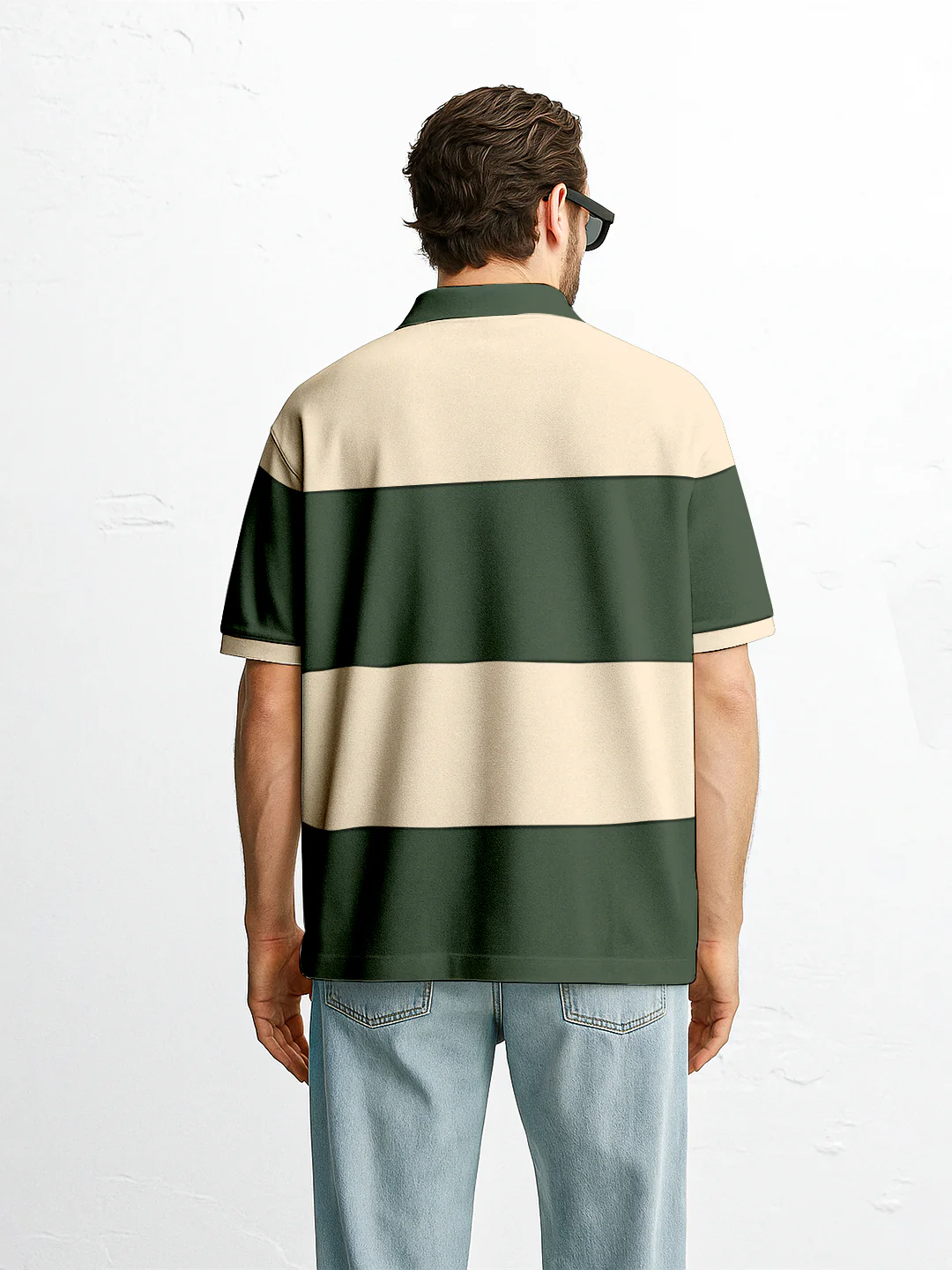 Urban Grove Oversized Polo T-Shirt - Image 3