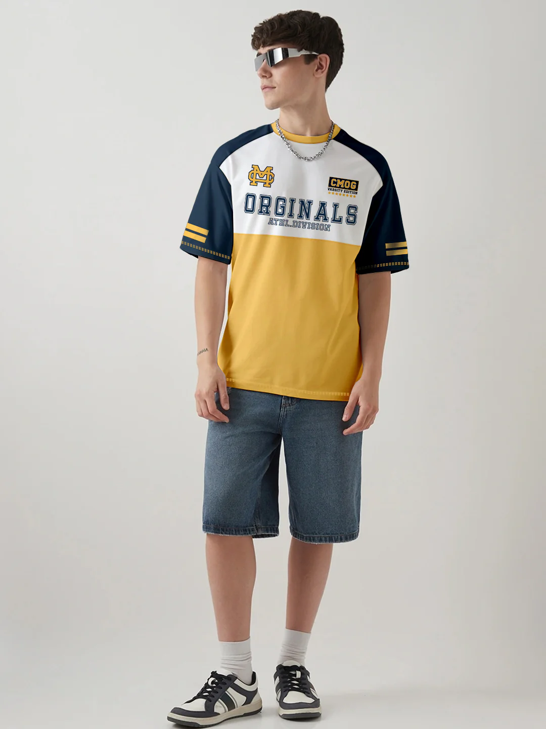 CM Varsity Oversized T-Shirt - Multi Color - Image 4