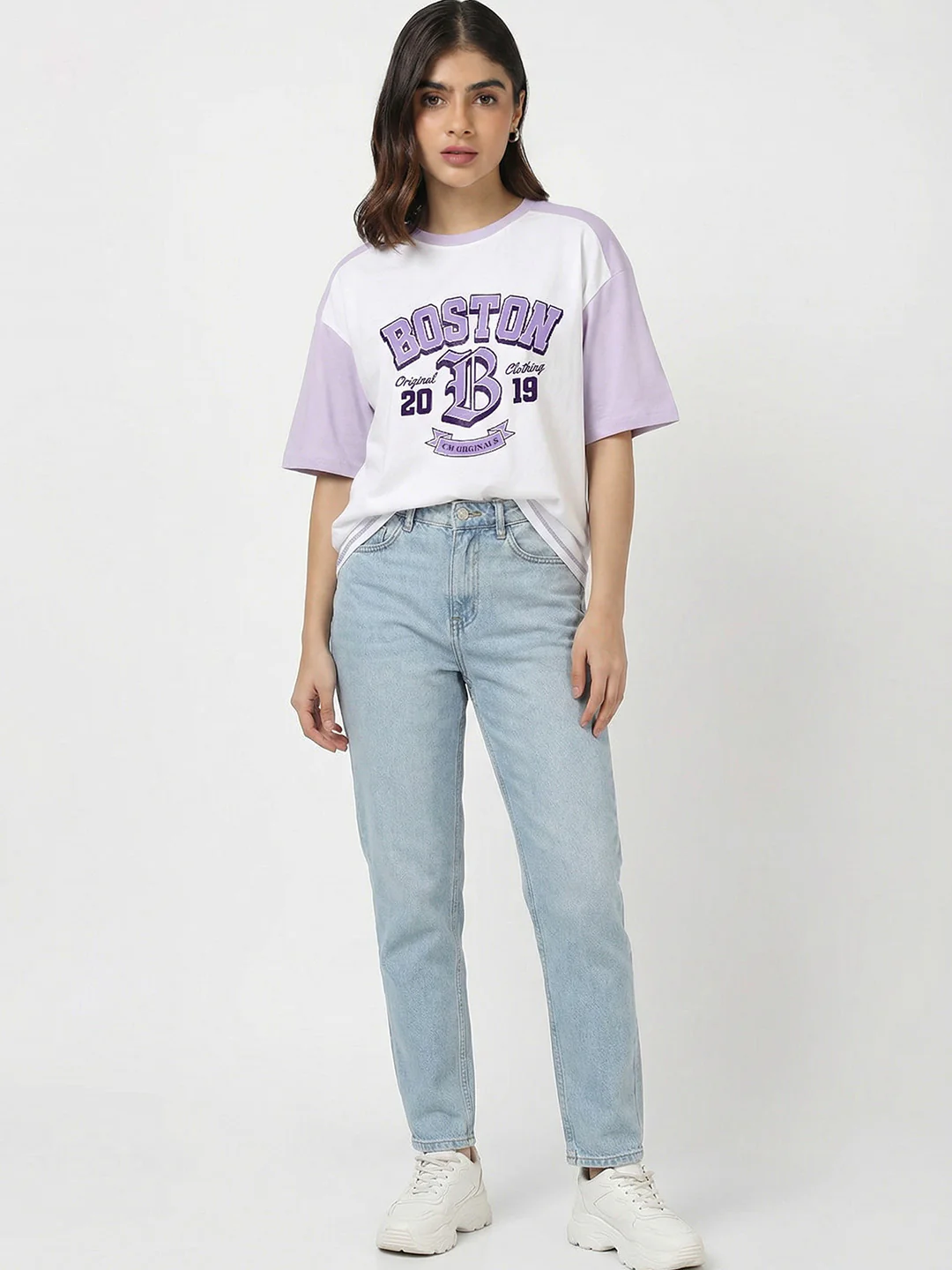 Boston 2K19 Women Oversized T-Shirt - Multi Color - Image 3