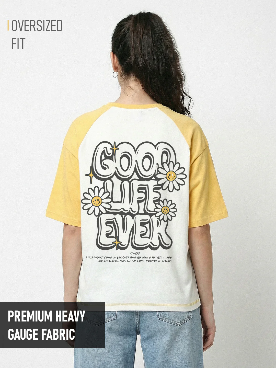 Good Energy Club Women Oversized T-Shirt - Multi Color