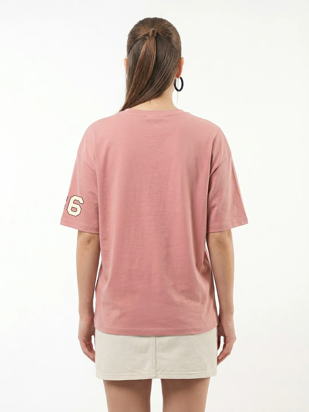 Nyc Club Women's Oversized T-Shirt - Coral Haze - Image 2