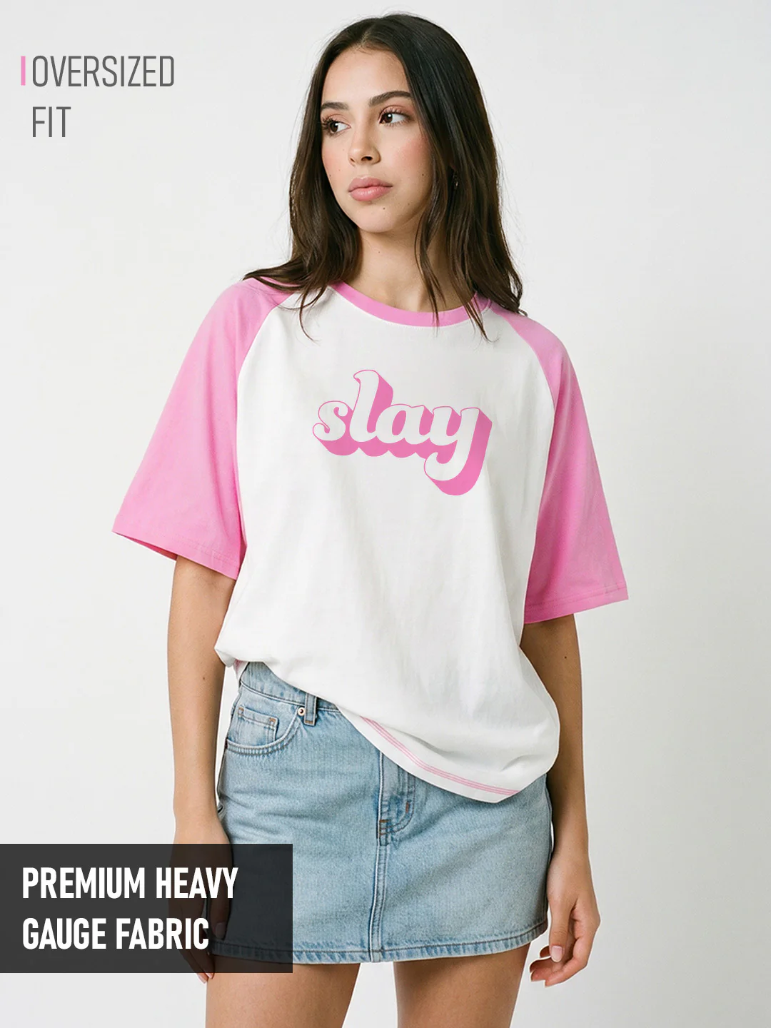 Slay Women Oversized T-Shirt - Multi Color
