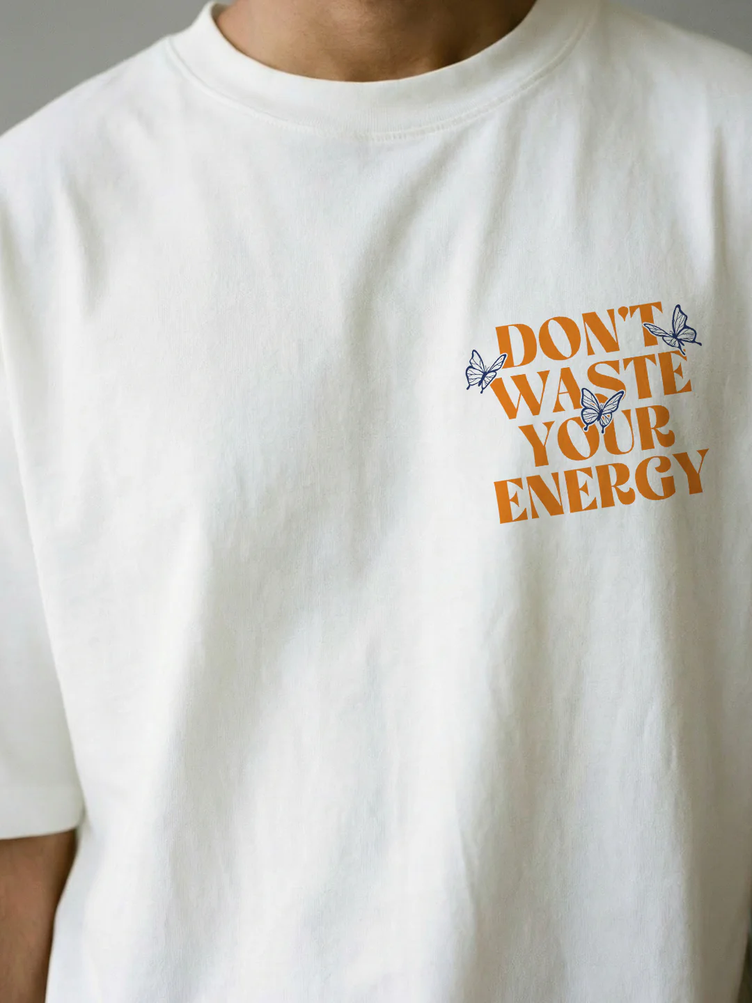 Don't Waste Your Energy Oversized T-Shirt - Image 4