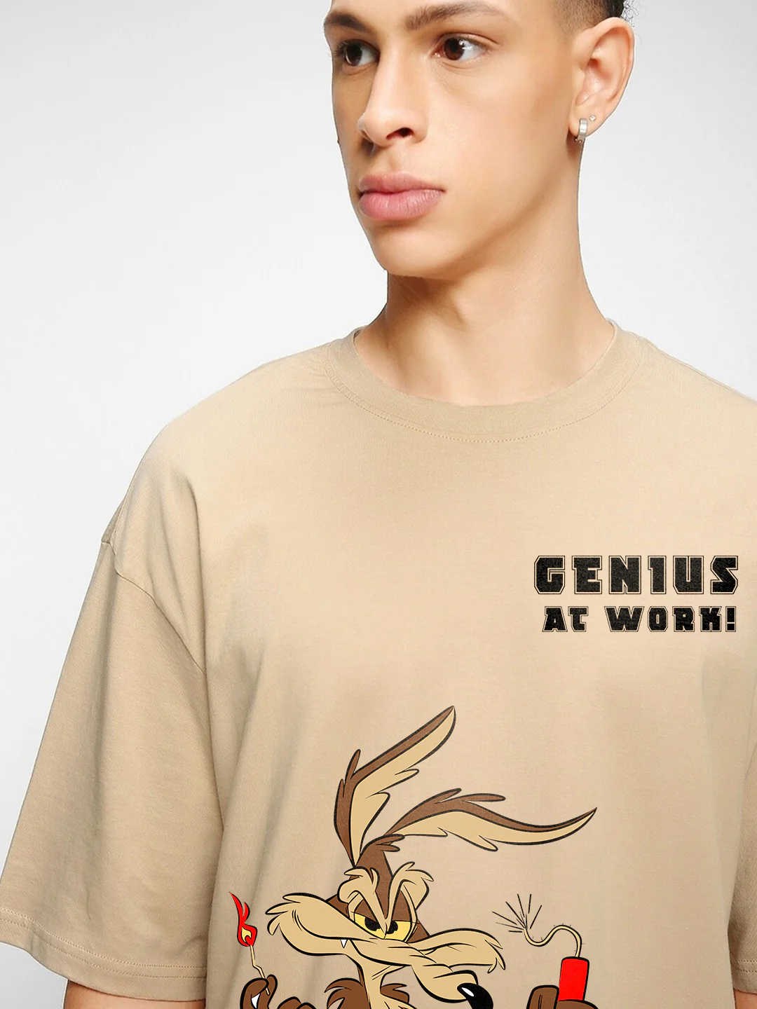 Genius at Work Oversized T-Shirt - Image 3