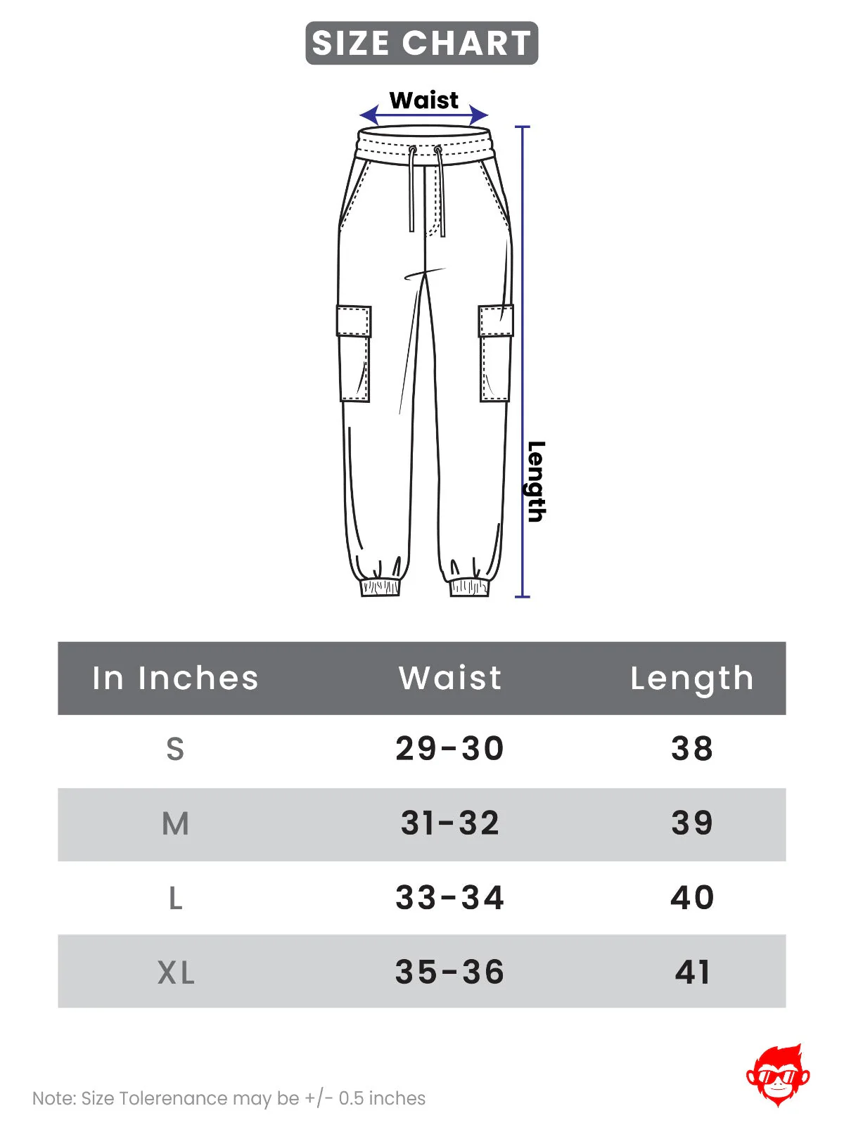 Ice Blue Oversized Cargo Joggers - Image 6