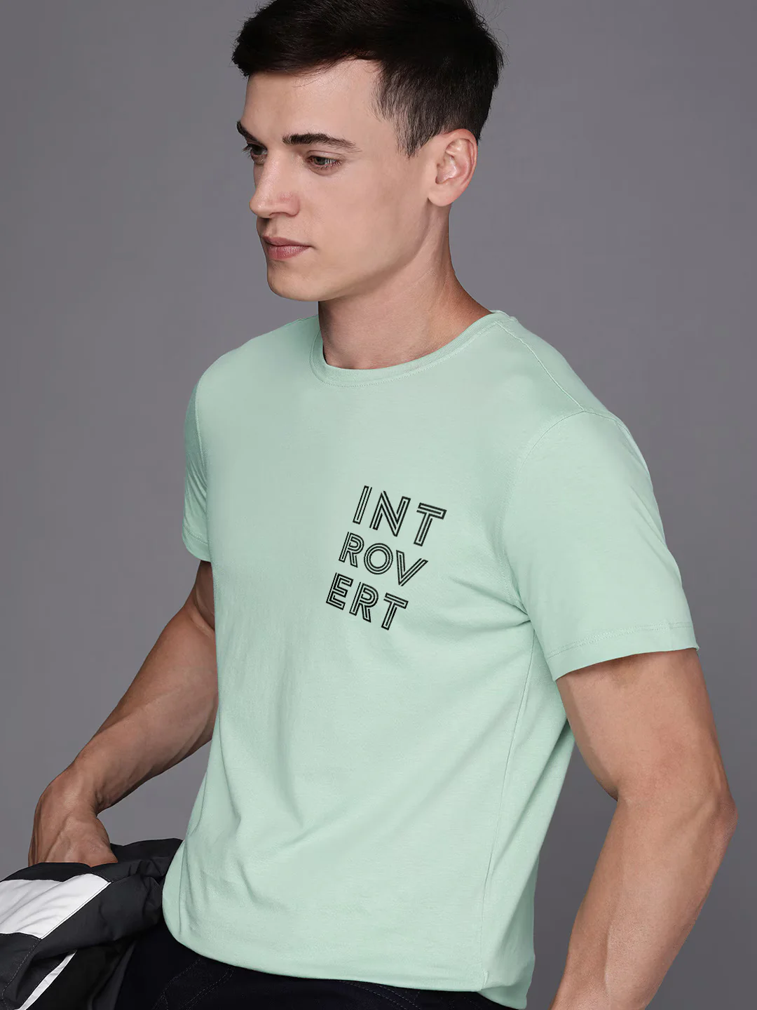 Introvert Half Sleeve T-Shirt - Image 3