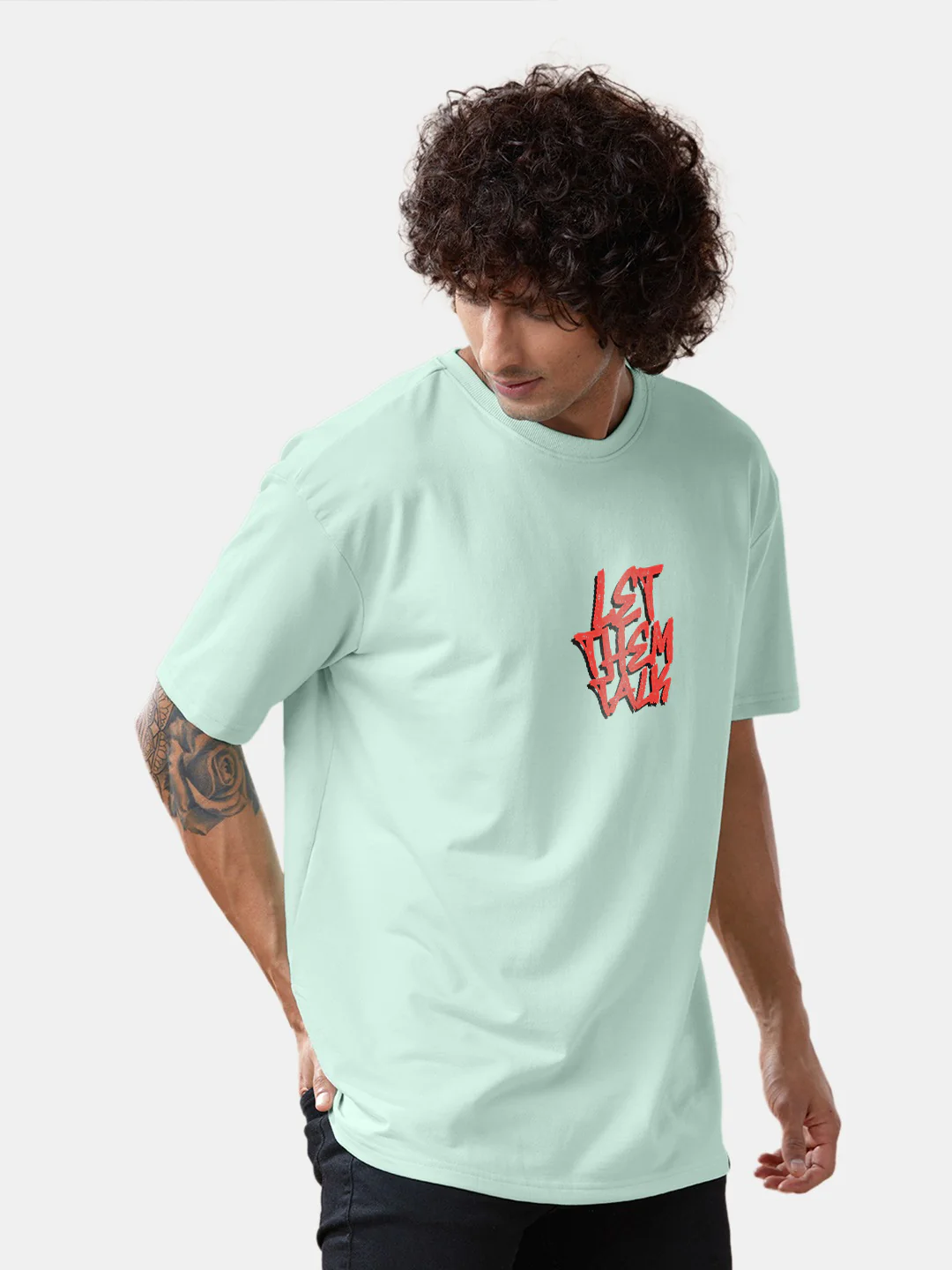 Let Them Talk Oversized T-Shirt - Image 5