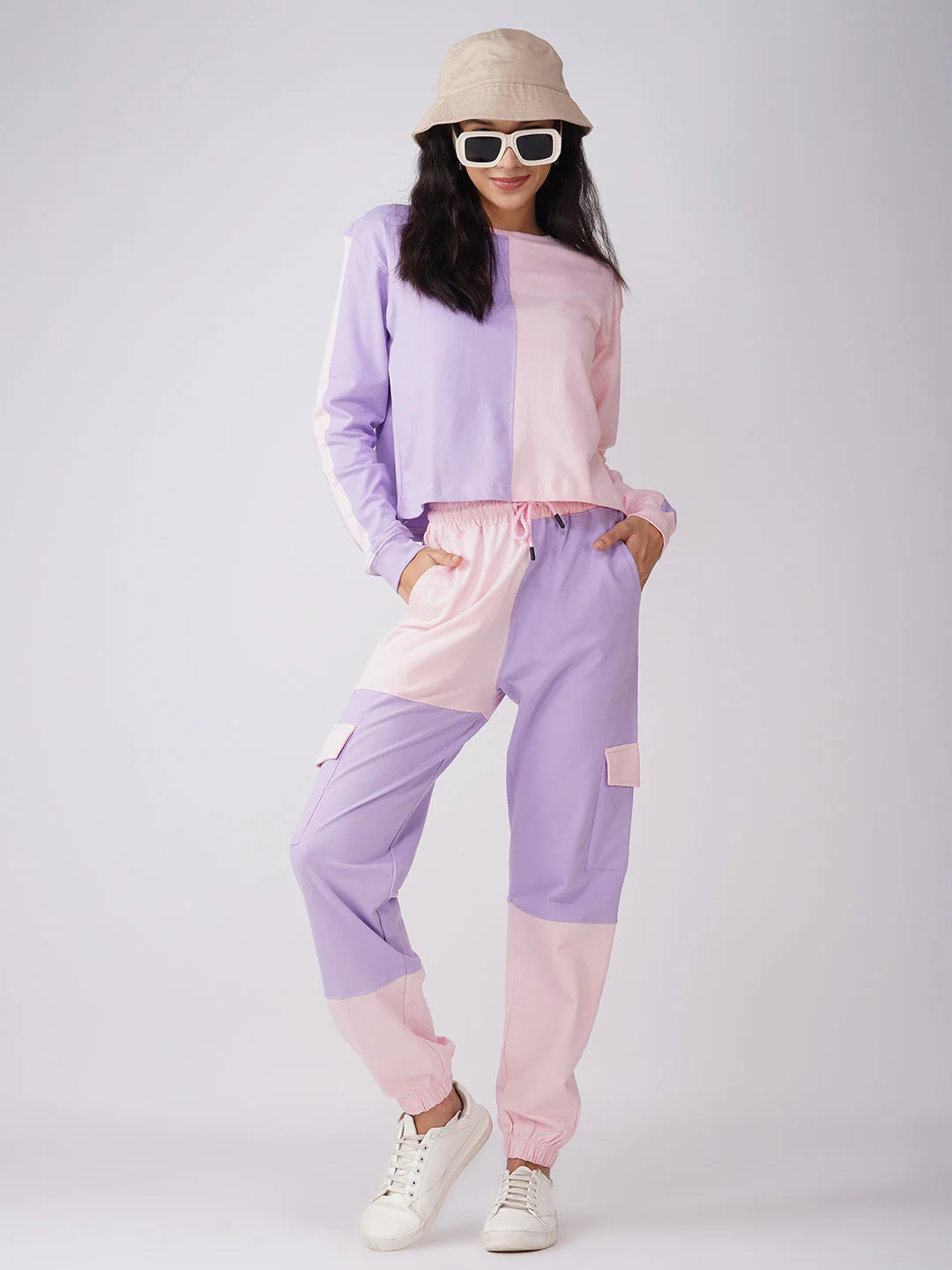 Women's Lilac with Pastel Pink Coords - Image 6