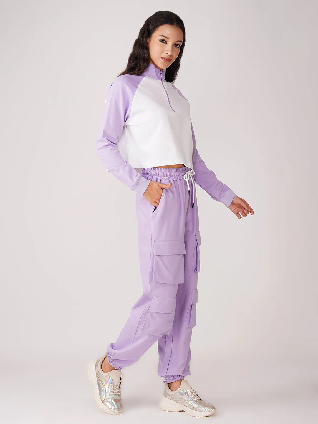 Women's Lilac with White Coords - Image 3