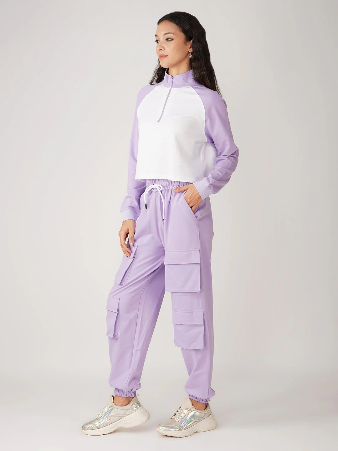 Women's Lilac with White Coords - Image 4
