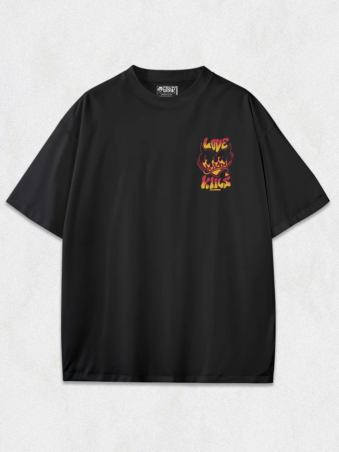 Love Kills Oversized T-Shirt - Image 2