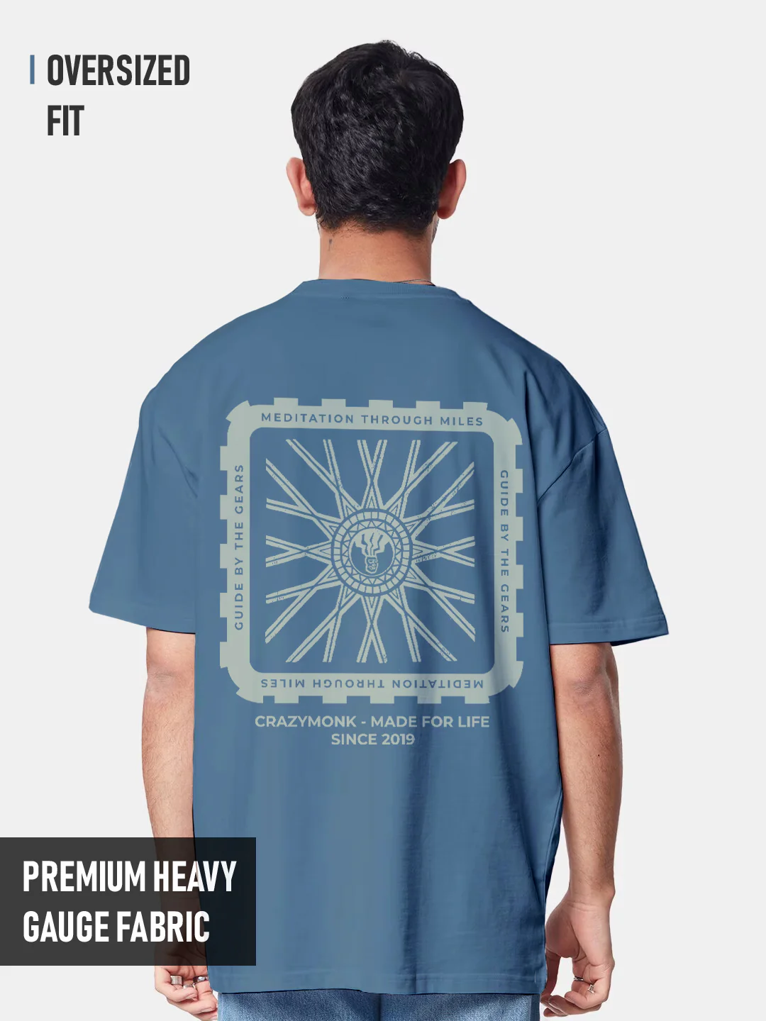 Made For Life Oversized T-Shirt - River Blue