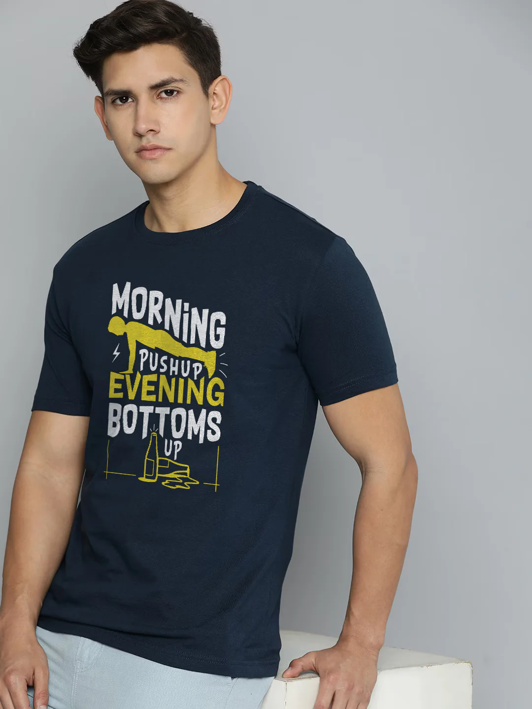 Morning Pushup Half Sleeve T-Shirt - Image 2
