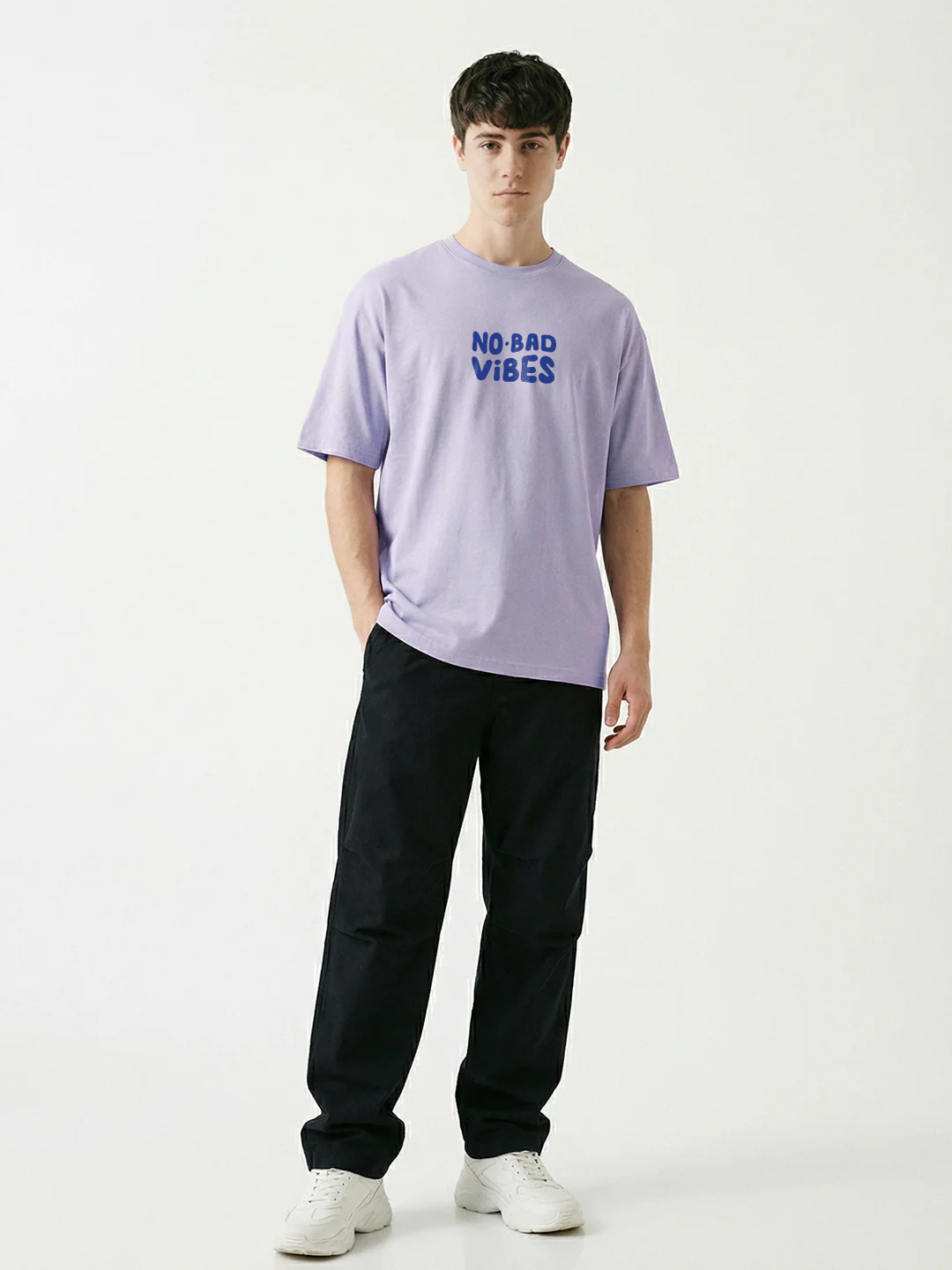 No Bad Vibes Oversized T-Shirt - Image 3