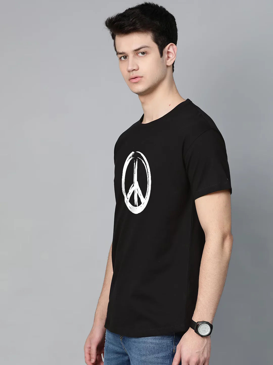 Peace Half Sleeve T-Shirt - Image 3