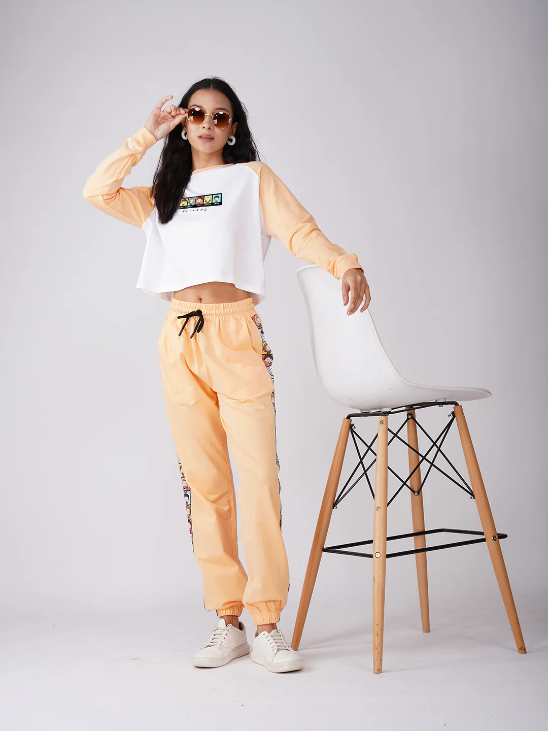 Women's Peach with White Coords - Image 4