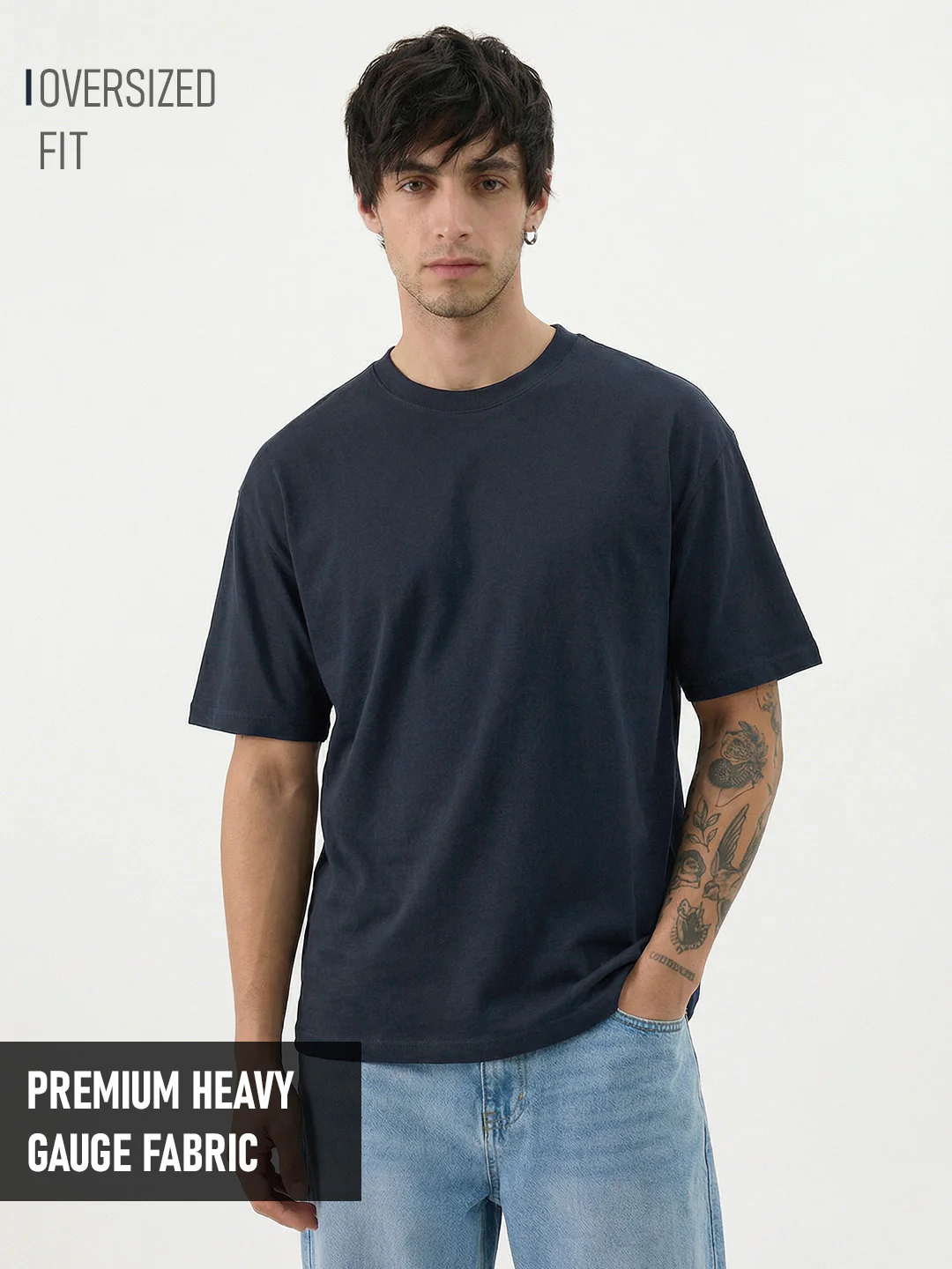 Plain Oversized T-Shirt - Image 10