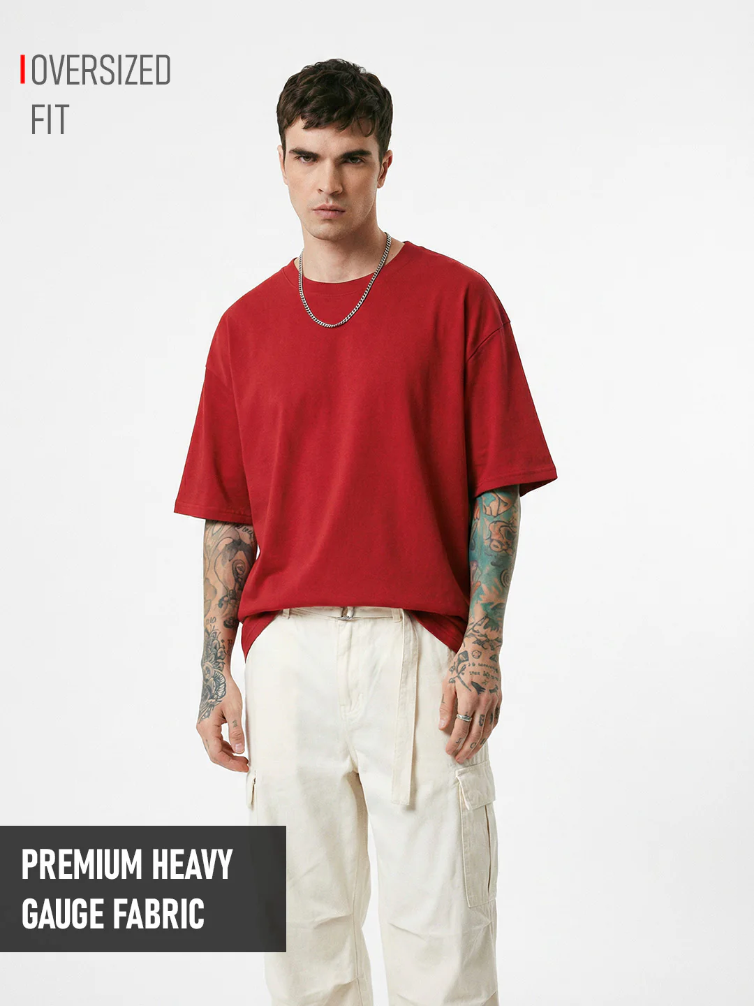 Plain Oversized T-Shirt - Image 12