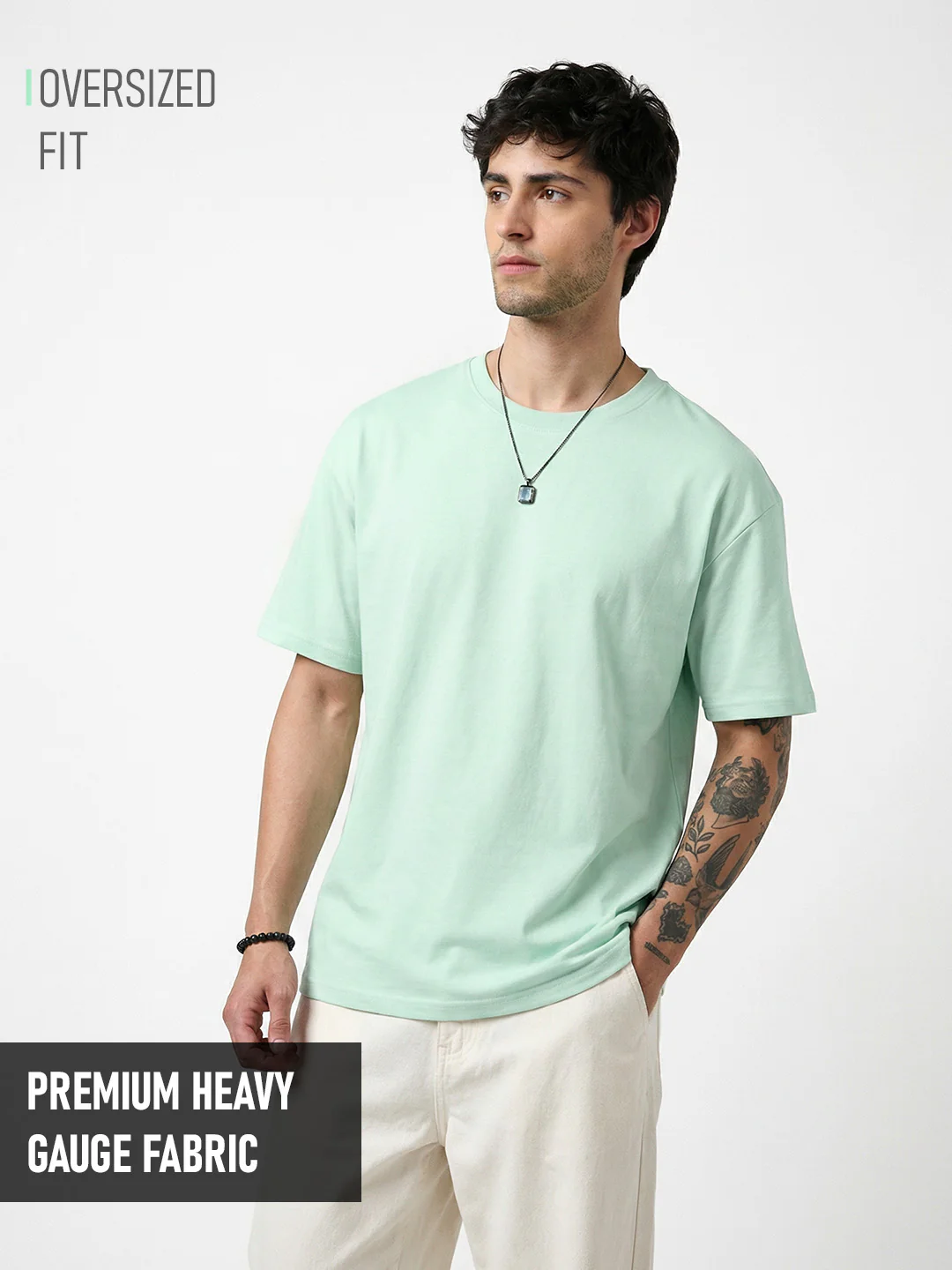 Plain Oversized T-Shirt - Image 14