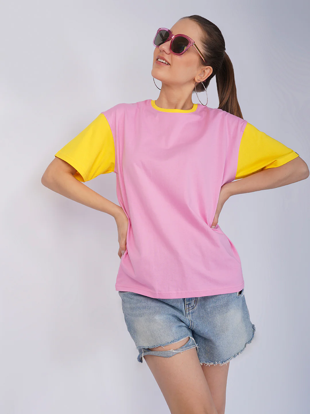 Plain Bum Bub Women Oversized T-Shirt - Image 4